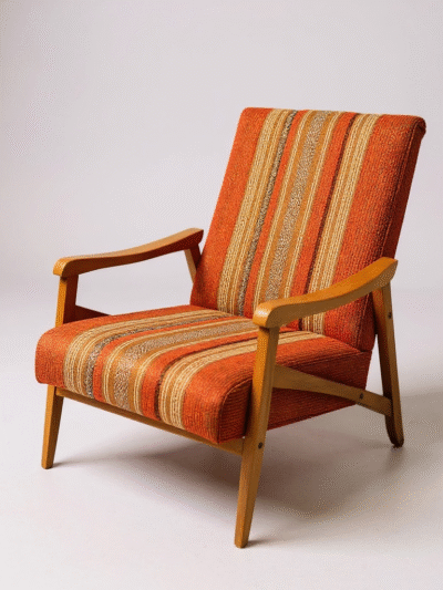 Fauteuil Orange Jiri Jiroutek 1960